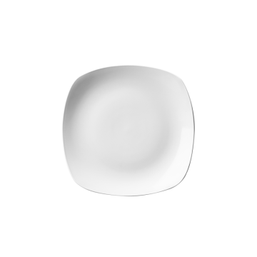 Farfurie plata patrata, portelan, dimensiuni: 170x170mm