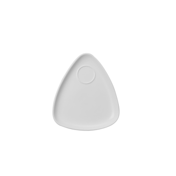 Farfurie triunghiulara ,portelan, dimensiune 244mm