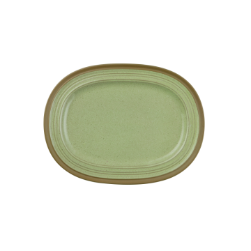 Farfurie plata ovala, ceramica, dimensiuni 355x265mm