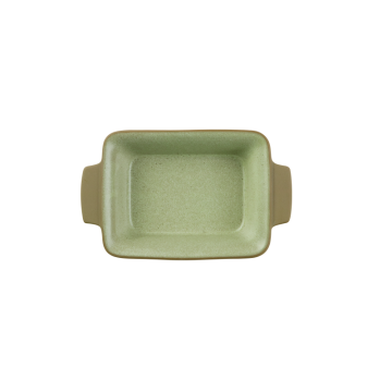 Vas dreptunghiular cu manere, capacitate 483 ml, ceramica