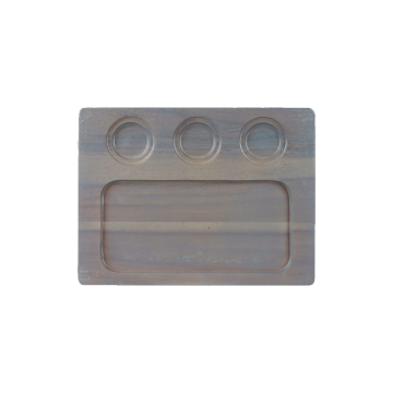 Suport din lemn Graphite Wood, cu doua fete, 320x240mm