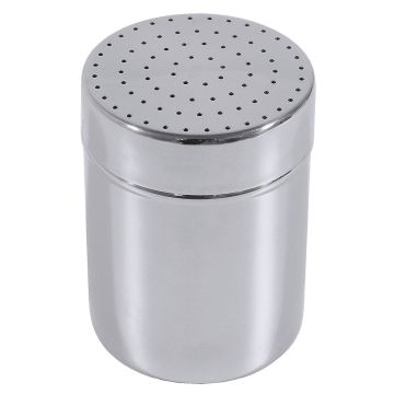 Pudriera cu sita fina, capacitate 300ml, inox, diametru 70mm,  inaltime 95mm