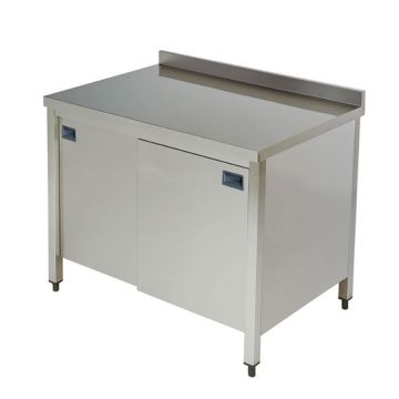 Masa-dulap, dimensiuni 1400x700x850hmm, inox