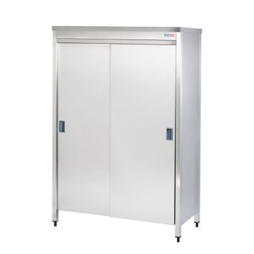 Dulap cu usi glisante, inox