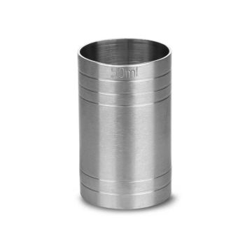 Masura alcool, capacitate 50ml, inox, diametru 37mm