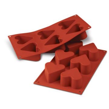 Flexipan cu 6 forme inima