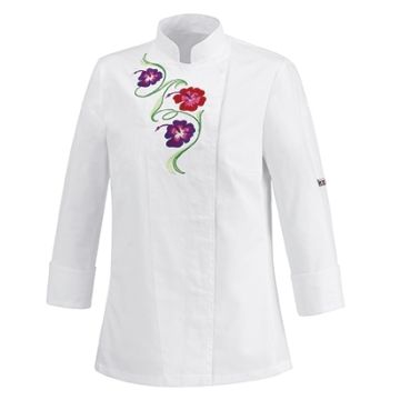 Tunica bucatar pentru femei -Slim Fit, maneca lunga, marime M
