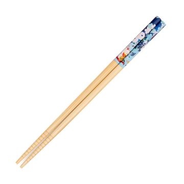 Set 2 betisoare chinezesti din bambus, lungime 225mm, model Flower Cat