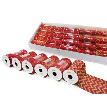 Banda decorativa, dimensiuni 113x2300mm, culoare rosie