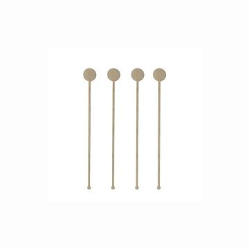 Set 100 agitatoare cocktail din bambus, biodegradabile, lungime 180mm