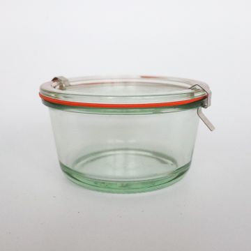  Borcan din sticla si capac, model Gourmet, capacitate 450ml, diametru 120mm, inaltime 64mm