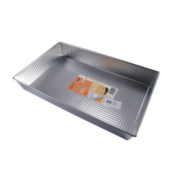 Tava cuptor satinata, dimensiuni 400x250x60mm