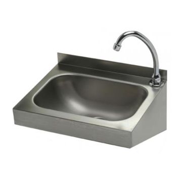 Lavoar, comanda la genunchi,  dimensiuni 400x320 mm, inox