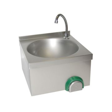 Lavoar din inox cu comanda la genunchi