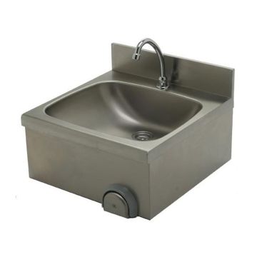 Lavoar, comanda la genunchi, inox, dimensiuni 500x500mm
