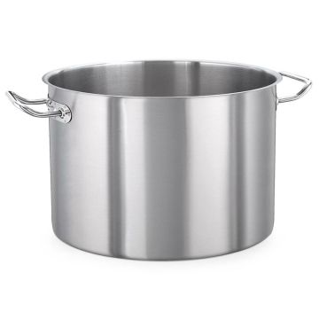 Oala cu 2 manere, inox cu finisaj satinat, capacitate 8.8 litri, diametru 240mm, inaltime 195mm