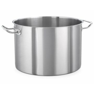 Oala cu 2 manere, inox cu finisaj satinat, capacitate 58 litri, diametru 500mm, inaltime 300mm