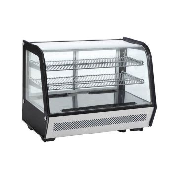 Vitrina frigorifica,inox, capacitate 160 litri, gaz refrigerant R134a/R600a, dimensiuni 874x568x686hmm, putere 160W, greutate 71kg