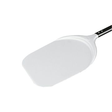Paleta pentru cuptor pizza, aluminiu, dimensiuni 370x370mm, lungime 1500mm