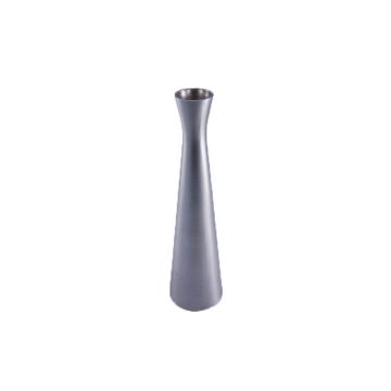 Vaza de flori,  aliaj zinc nichelat, inaltime  165 mm, diametru 40 mm,