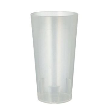 Set 10 pahare, polipropilena, capacitate 400 ml, diametru 75mm, adancime 145mm