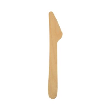 Set 10 cutite lemn, lungime 165 mm, unica folosinta, biodegradabile