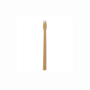 Set 250 furculite snack pentru fingerfood, bambus, biodegradabile, lungime 135mm
