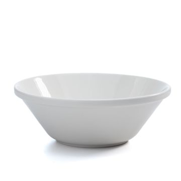 Bol salata, portelan alb, capacitate 1050ml, diametru 200mm