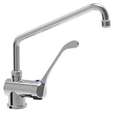 Baterie cu levier, inox, lungime 300mm, inaltime 260mm