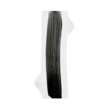 Platou, portelan alb+negru, dimensiuni 260x80mm