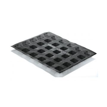 Set Air Plus 20 -forma din fibra de sticla, model Square, culoare neagra, temperatura de lucru -40grC/+230grC