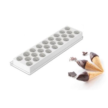 Forma silicon pentru inghetata la cornet/praline, capacitate 12ml, diametru forma 30mm