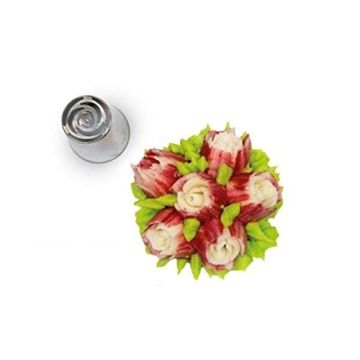 Dui FLOWER TUBE 03 inox, diametru 25 mm