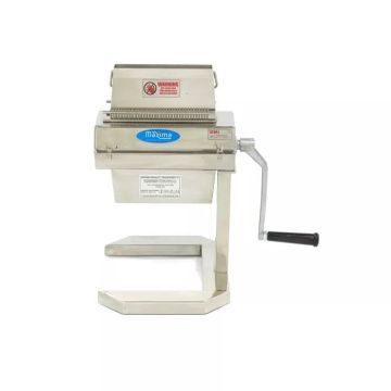 Fragezitor manual pentru carne cu 2 role, 37 lame/rola, inox, dimensiuni utile 175x25mm
