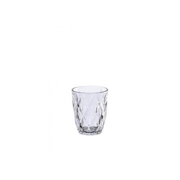 Set 6 pahare din sticla, model Kreaty, capacitate 280ml