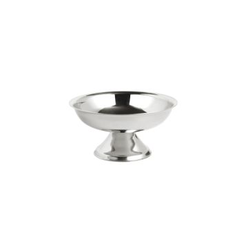 Cupa inghetata, cu picior, inox, diametru 95mm