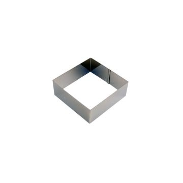 Patrat, inox, dimensiuni 120x120mm