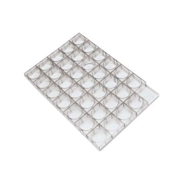 Tava cu forme rotunde, 36 monoportii, extractor