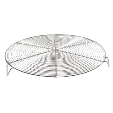 Gratar pentru torturi, cu picioare, inox, diametru 360mm