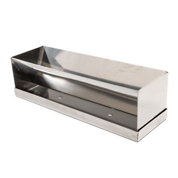 Terina triunghiulara, capacitate 0.7 litri, inaltime 75 mm, inox cu finisaj lucios
