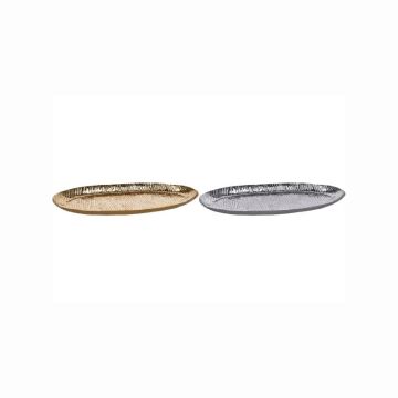 Tava ovala metalica, dimensiuni 410x220mm