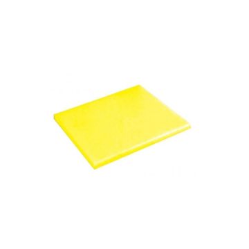 Tocator bucatarie profesional din polietilena, culoare galbena, dimensiuni 530x325x12mm