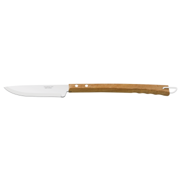 Cutit pentru feliat, lungime totala 502 mm, lama din inox 203 mm, maner lung din lemn natural 