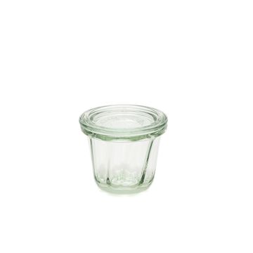 Borcan din sticla+capac, model Gugelhuph-Glas, capacitate 80ml, diametru 60mm, inaltime 55mm