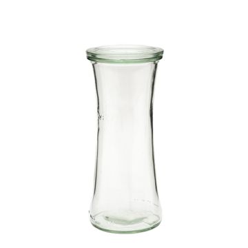 Borcan din sticla si capac, model Delikatessen-Glas, capacitate 730ml, diametru 80mm, inaltime 205mm