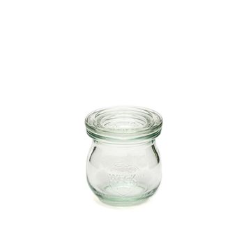 Borcan din sticla sicapac, model Mini-Tulpe, capacitate 75ml, diametru 40mm, inaltime 56mm
