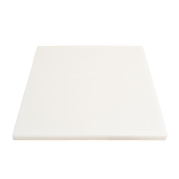 Blat polietilena pentru butuc, culoare alb, dimensiuni 500x500x25hmm