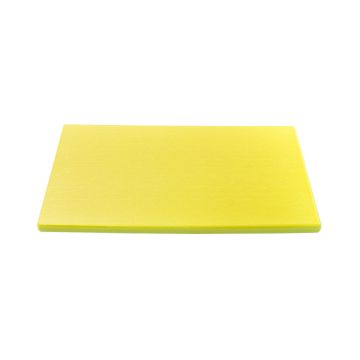 Tocator bucatarie profesional din polietilena, culoare galbena, dimensiuni 300x500x20hmm