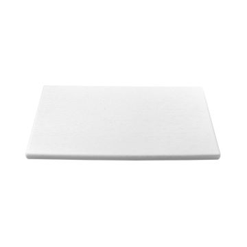 Tocator bucatarie profesional din polietilena , culoare alba, dimensiuni 530x325x12mm