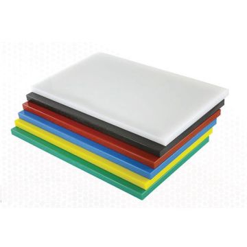 Tocator bucatarie profesional din polietilena, culoare galbena, dimensiuni 530x325x15mm